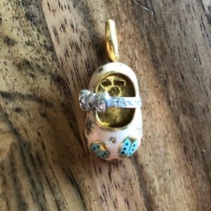 Aaron Basha Baby Shoe Charm